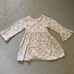 Almirah Unicorn Dress, size 6, soft pink color